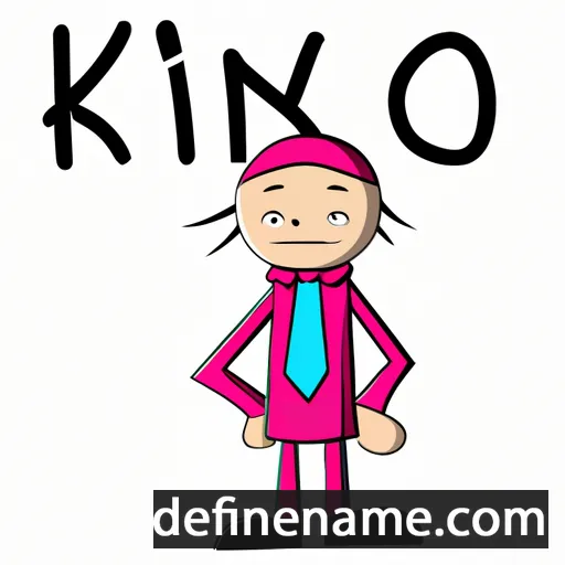 cartoon of the name Kinko