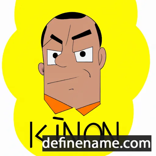 cartoon of the name Kinnon