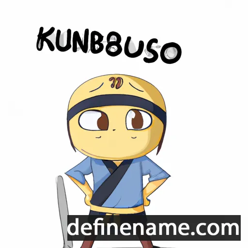 cartoon of the name Kinsaburo