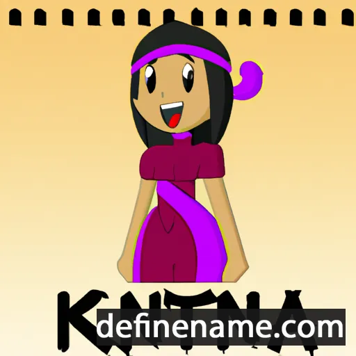 cartoon of the name Kintana