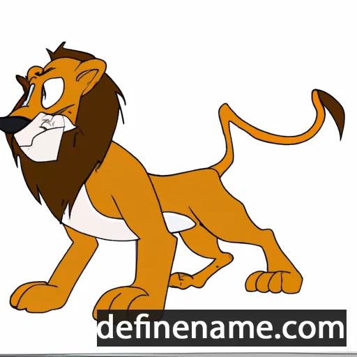 cartoon of the name Kion