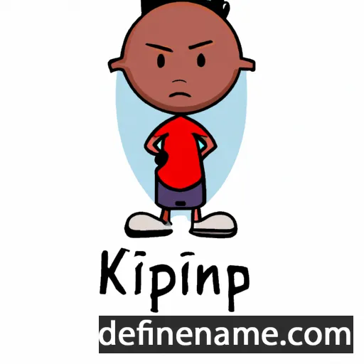 cartoon of the name Kipenzi