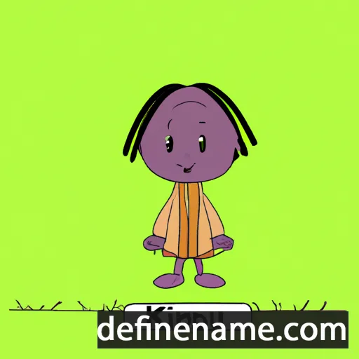 cartoon of the name Kipkirui