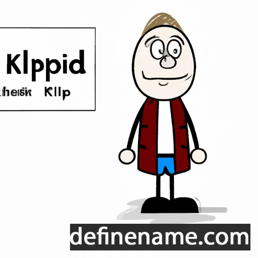 cartoon of the name Kipland