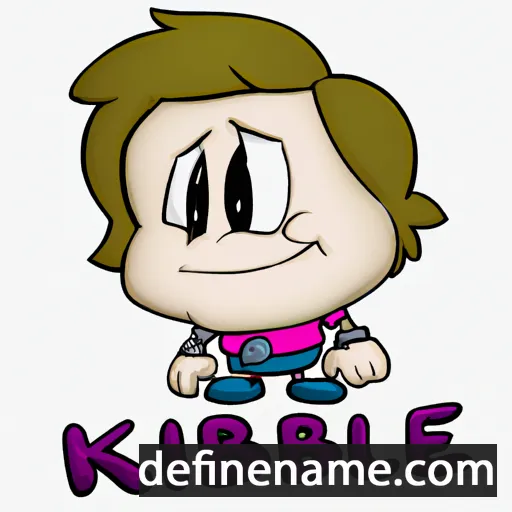 cartoon of the name Kirbie