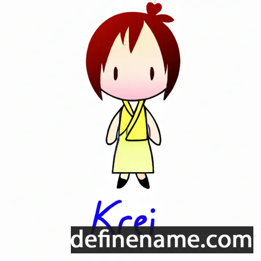 cartoon of the name Kirei