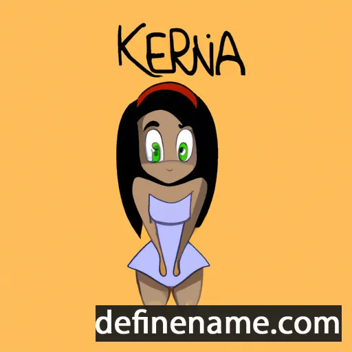 cartoon of the name Kireina