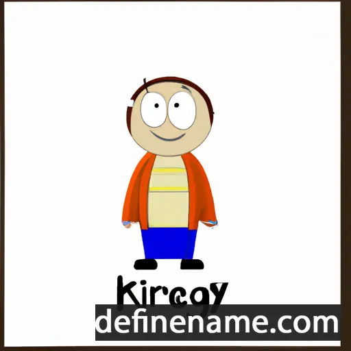 cartoon of the name Kirgieley