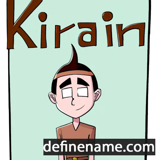 cartoon of the name Kirian