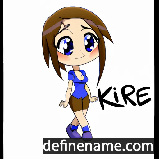 cartoon of the name Kirie