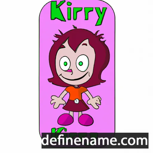 cartoon of the name Kirry