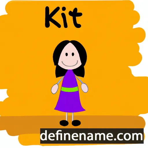 cartoon of the name Kirti