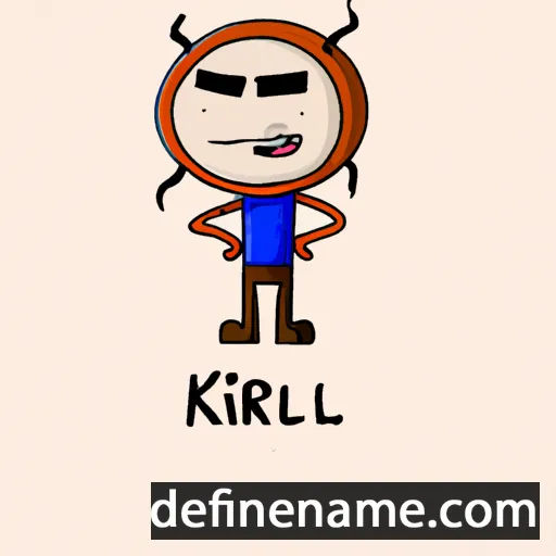 cartoon of the name Kirvil