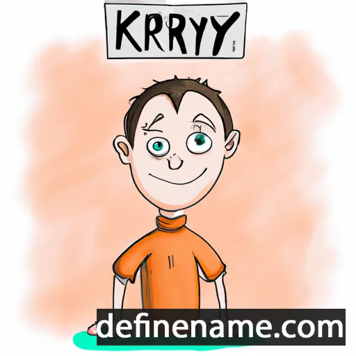 cartoon of the name Kiryl