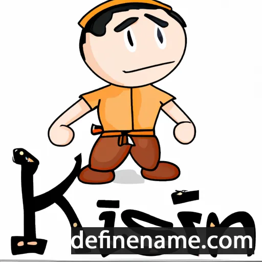 cartoon of the name Kisan