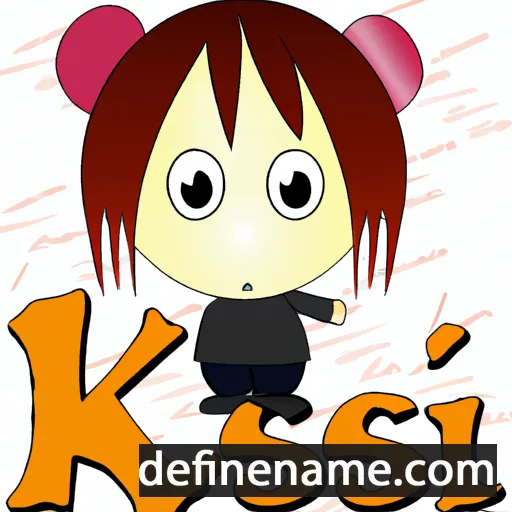 cartoon of the name Kisi