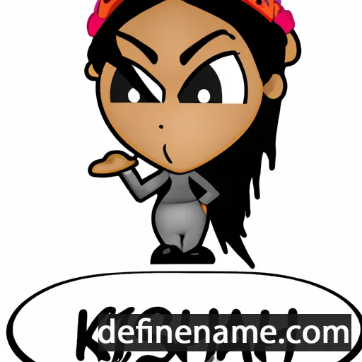 cartoon of the name Kissiah