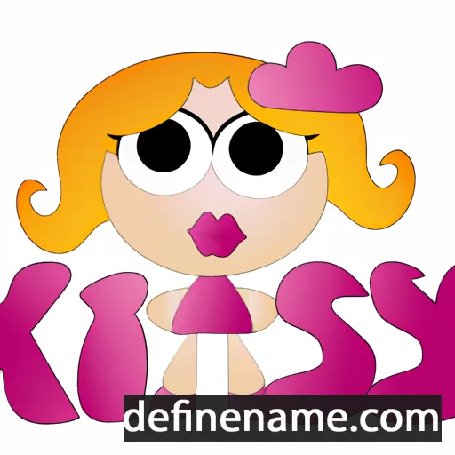 cartoon of the name Kissy