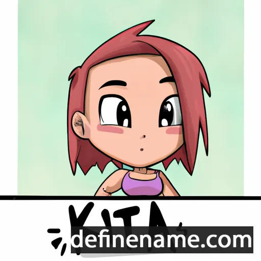 cartoon of the name Kita