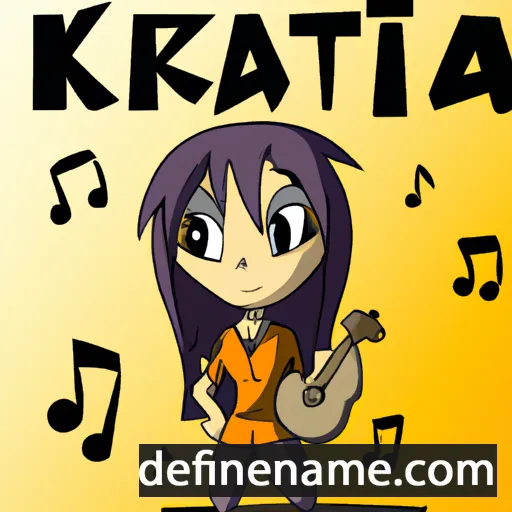 cartoon of the name Kitara