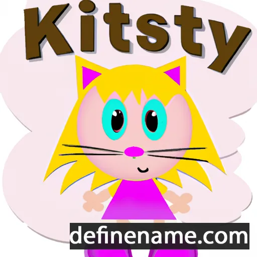 cartoon of the name Kitsy