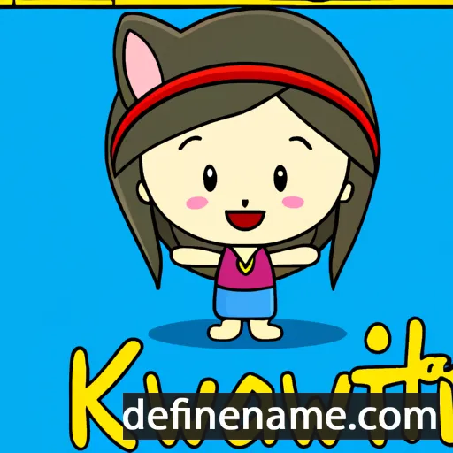 cartoon of the name Kittaw