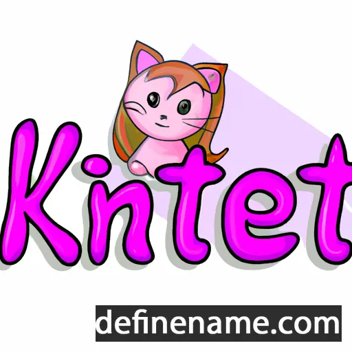 cartoon of the name Kitten