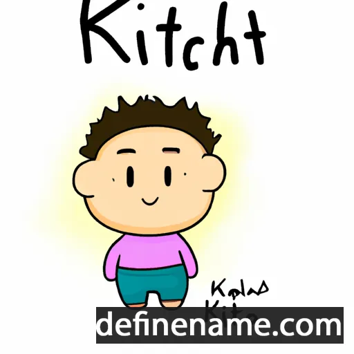 cartoon of the name Kittichai