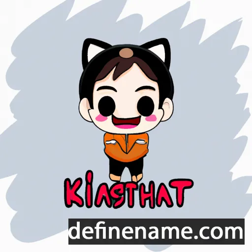 cartoon of the name Kittisak