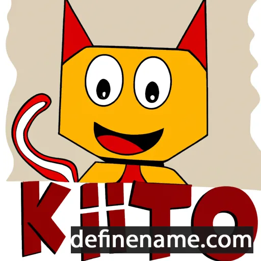 cartoon of the name Kitto