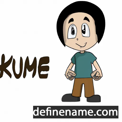 cartoon of the name Kiume