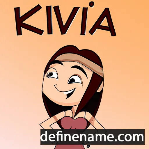 cartoon of the name Kiva