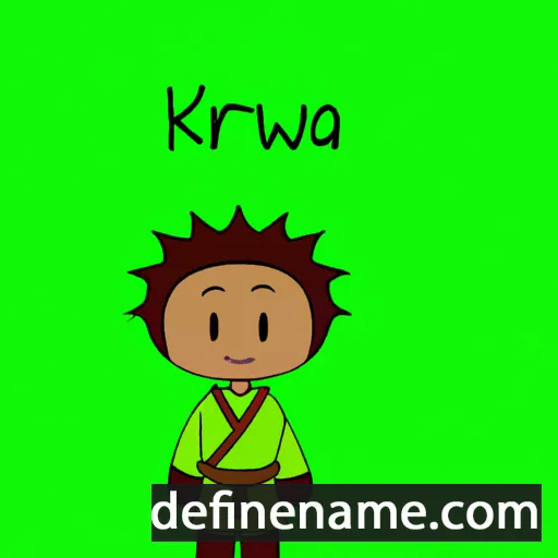 cartoon of the name Kiwara