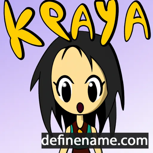 cartoon of the name Kiyaara