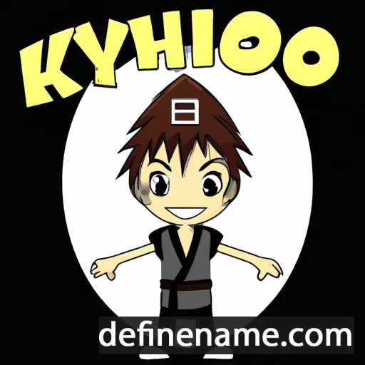 cartoon of the name Kiyoichiro