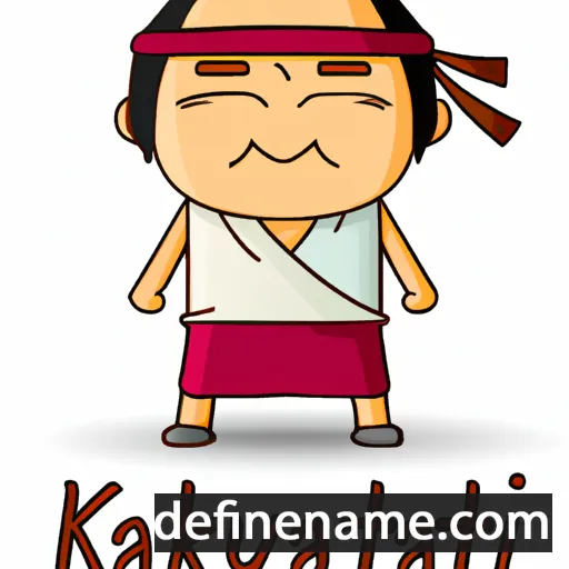 cartoon of the name Kiyokata