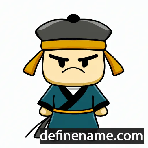 cartoon of the name Kiyomitsu