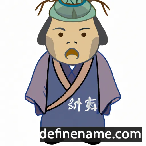 cartoon of the name Kiyonobu