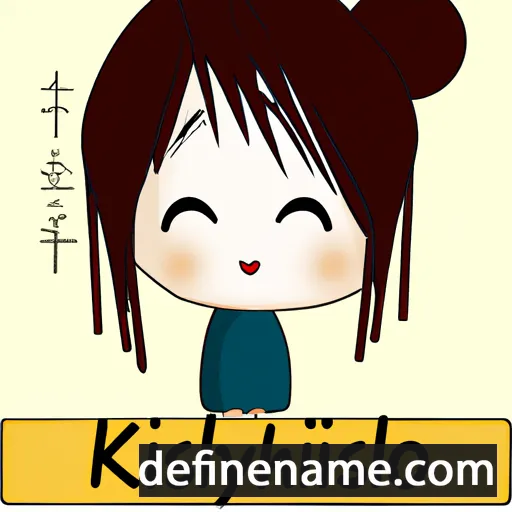 cartoon of the name Kiyoshiko