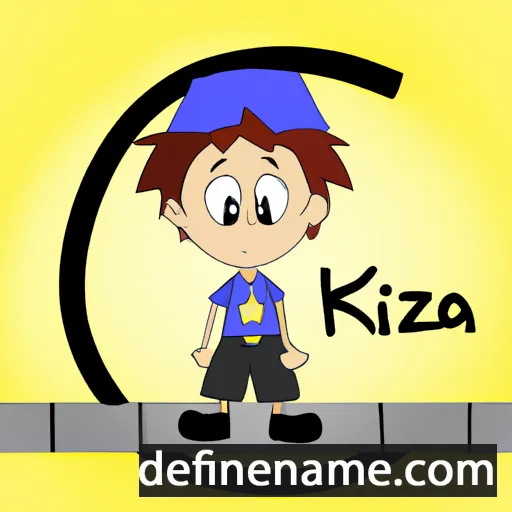 cartoon of the name Kizza