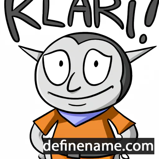 cartoon of the name Kjalarr