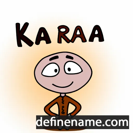 Kjara cartoon