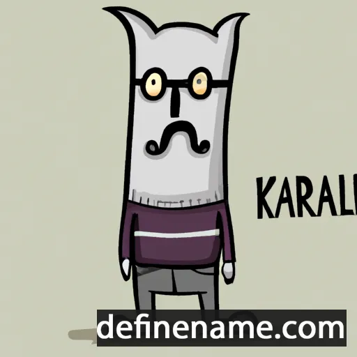 Kjarvalr cartoon