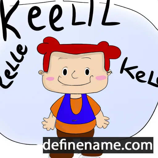 cartoon of the name Kjelle