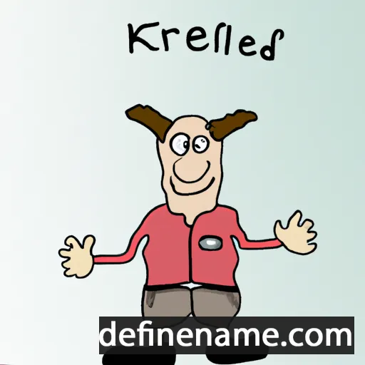 cartoon of the name Kjellfred