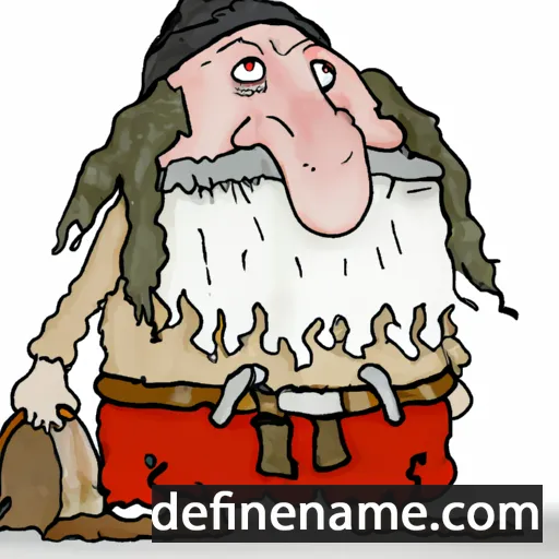 cartoon of the name Kjertan