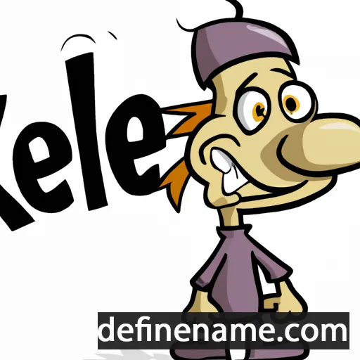 cartoon of the name Kjetel