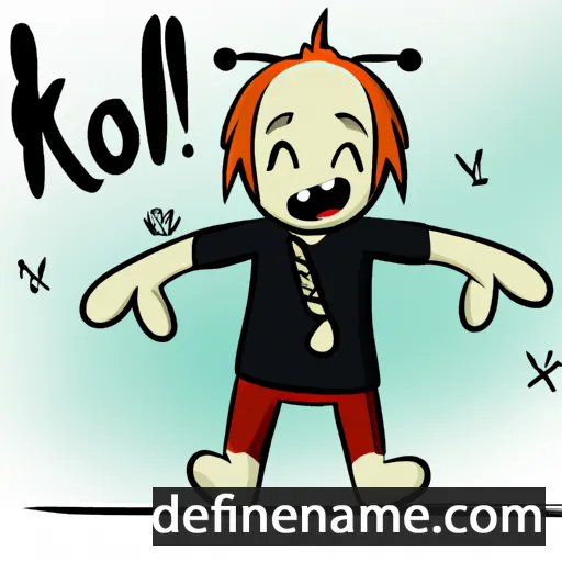 cartoon of the name Kjói