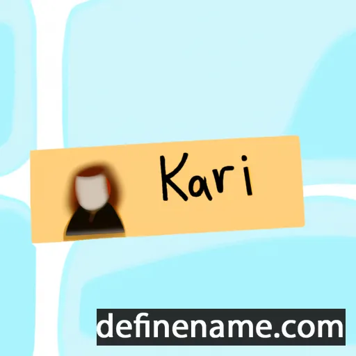 cartoon of the name Klári