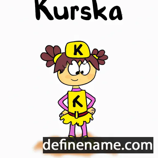 cartoon of the name Kláruška